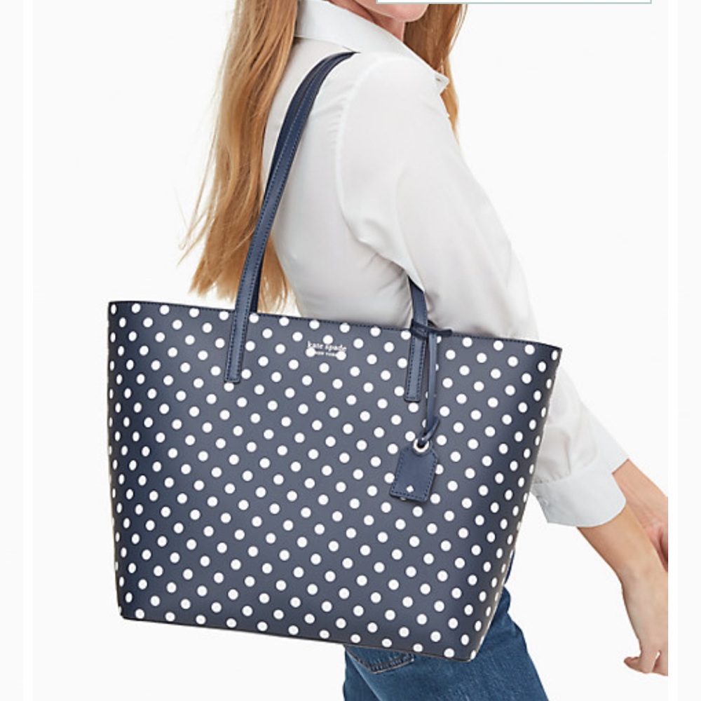 NWT❣️Kate Spade Janie Lady Dot Medium Tote - Picture 3 of 5